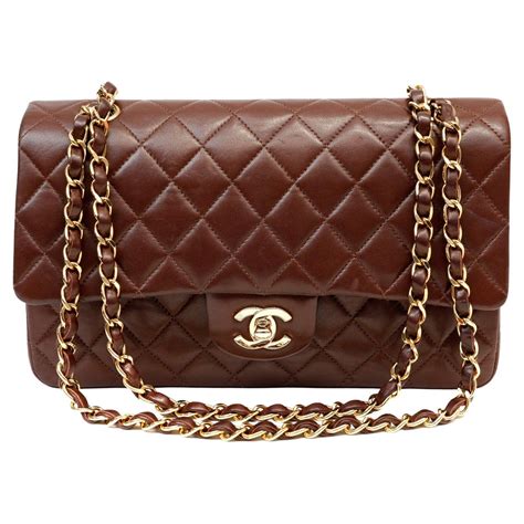 chanel mini flap bag brown|Chanel mini flap bag lambskin.